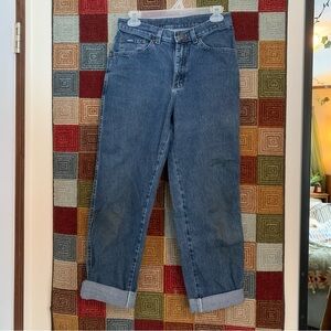 Lee Women's Blue Boyfriend Jeans